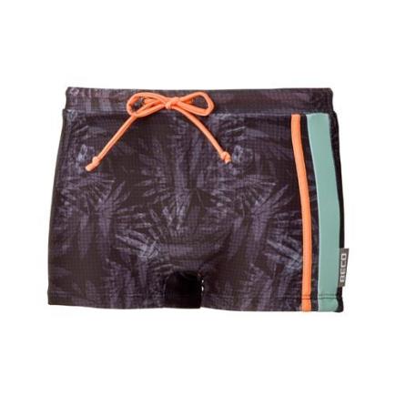 BECO night jungle zwemboxer voor jongens | zwart/multi color