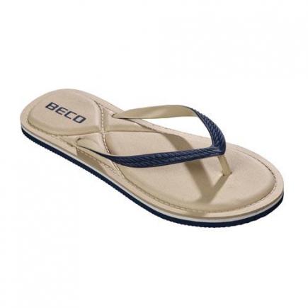 BECO dames teenslippers | donker blauw