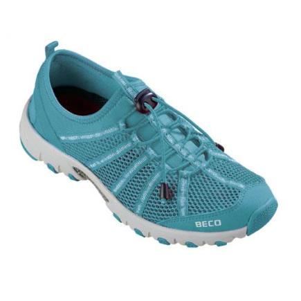 BECO dames waterschoenen Trainer | turquoise