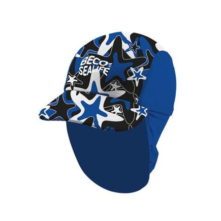 BECO-SEALIFE® zonnehoed zeester| blauw/zwart