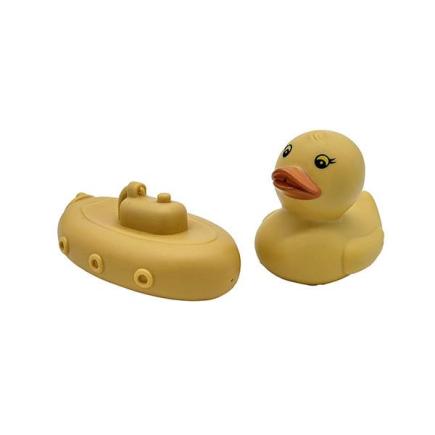 Laguna Beach splash diertjes eend en boot | set 2 stuks | assortimentskleuren