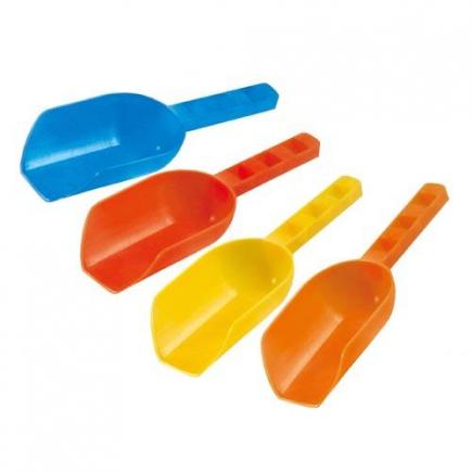 Plastic zandschepje | assortimentskleuren**