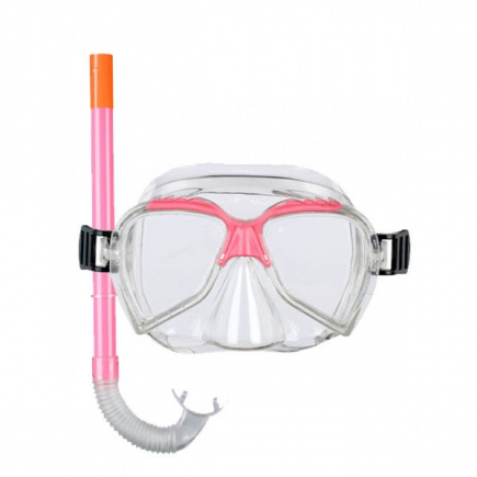 BECO kinder snorkelsetje Ari | roze | 4+