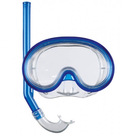 BECO kinder snorkelsetje Havanna | blauw | 8+