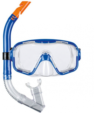 BECO kinder snorkelsetje Bahia | blauw | 12+