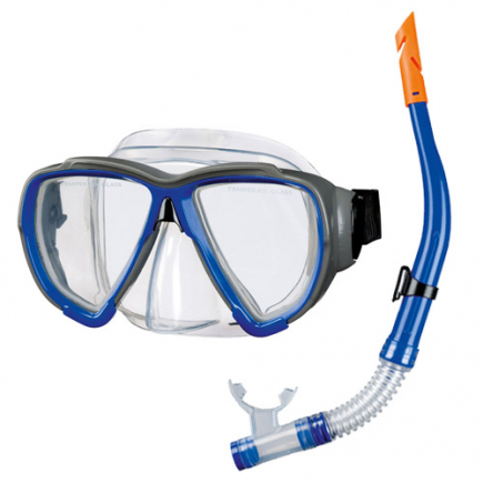 BECO snorkelset Porto | blauw