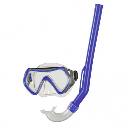 BECO kinder snorkelsetje Pula | blauw | 4+**