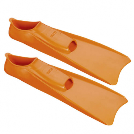 BECO zwemvliezen, rubber, oranje