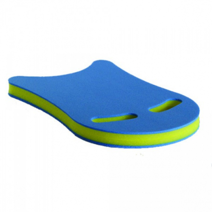 Comfy® Pro kickboard (XP20), blauw/geel, 43x28x3,5 cm