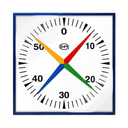 IHM trainingsklok | blauw | plexiglas