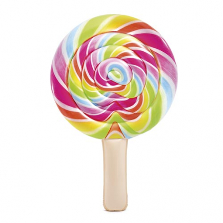 Intex regenboog lollypop luchtbed 198x127x24 cm**