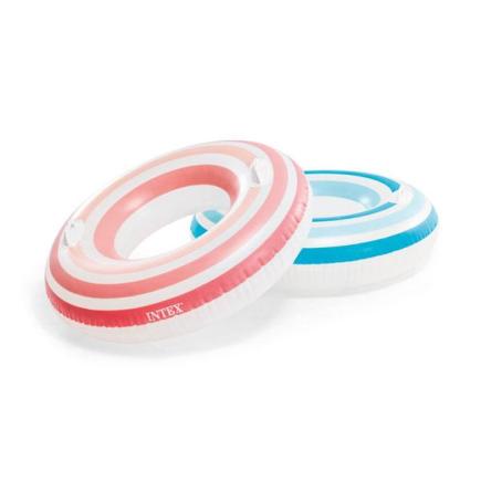 Intex striped dreams zwemband met handvaten | Ø 91 cm | assortimentskleuren