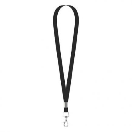 Fluitkoord lanyard | zwart