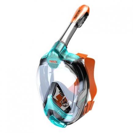 Seac snorkelmasker Magica junior 6+, aqua blauw/oranje