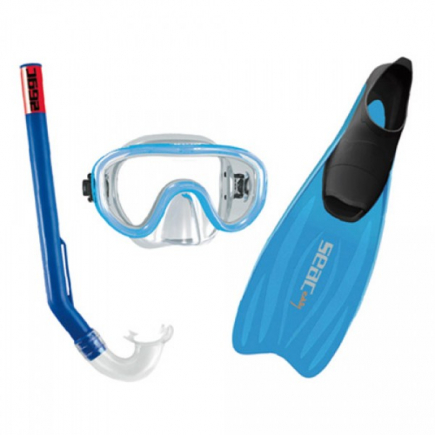 SEAC Snorkelset Easy, blauw