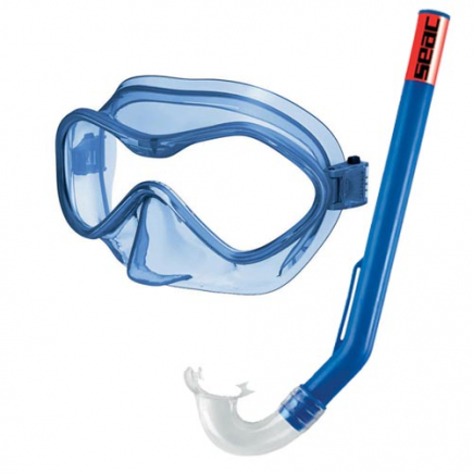 SEAC kinder snorkelset Baia, blauw