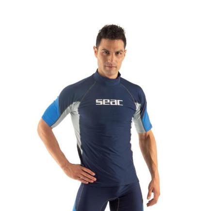 Seac rash guard raa Evo | heren | korte mouwen | donkerblauw