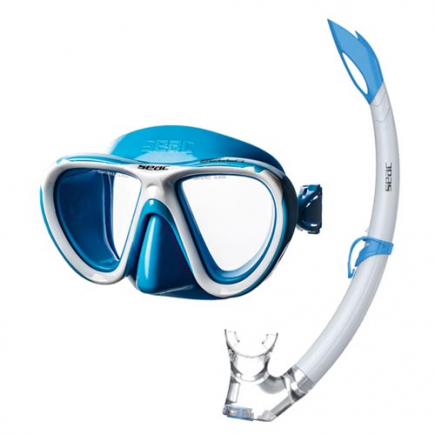 SEAC kinder snorkelset Bella color, silicone, blauw