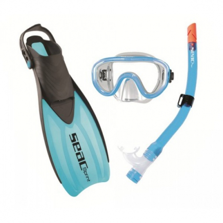 SEAC Snorkelset Tris Sprint, blauw