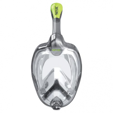SEAC snorkelmasker Unica, S-M, zwart/lime