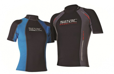 SEAC warm guard t-shirt, heren, zwart/grijs