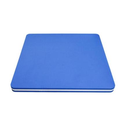 Zwemvlot Supreme 100x100x6 cm | blauw/wit